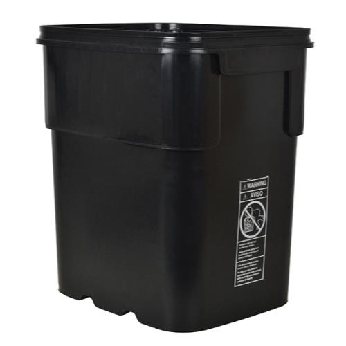 1 gal. short Square Ez Stor® Bucket Pail and lid, 12 Pack